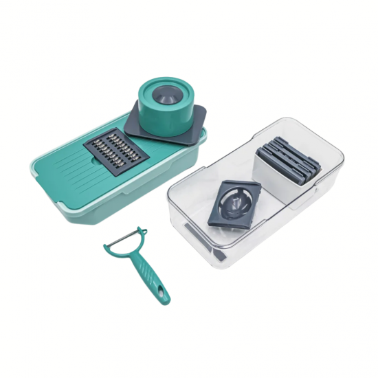 مبشرة خضار وفواكه يدوي متعددة الوظائف مريحة لليدين