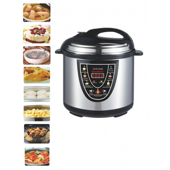 قدر ضغط كهربائي عالي الجودة من هوم ماستر 12 لتر قدر ضغط كهربائي عالي الجودة من هوم ماستر 12 لتر