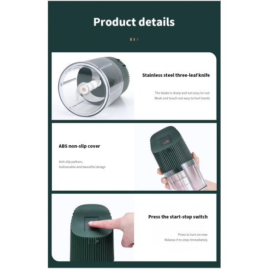 فرامة تعمل بالـ usb - لتقطيع الخضار والفواكه والمكسرات فرامة تعمل بالـ usb - لتقطيع الخضار والفواكه والمكسرات