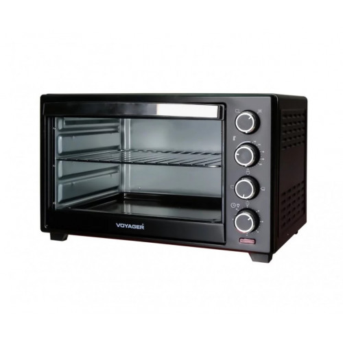 فرن كهربائي من فويجر 60 لتر -أسود , رصاصي فرن كهربائي من فويجر 60 لتر -أسود , رصاصي