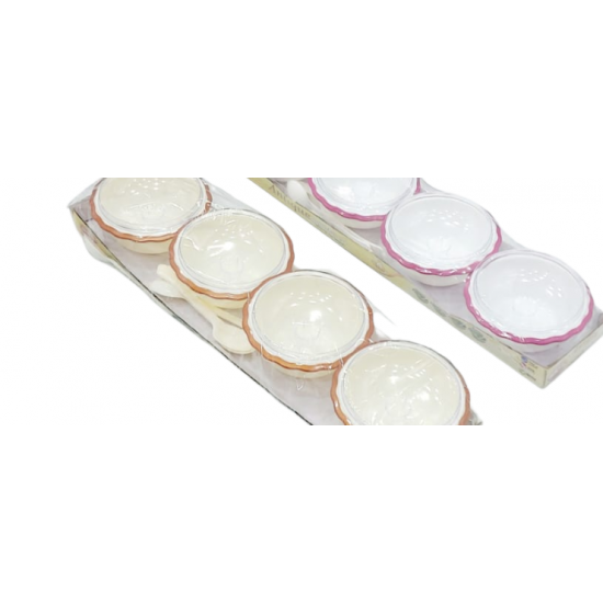 طقم 4 حبات زبادي لعمل حلوى الجيلي صناعة هندي