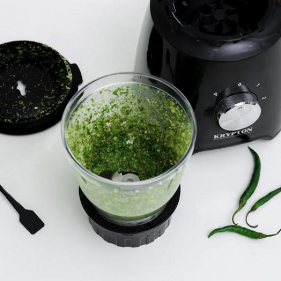 خلاط بلاستيك 3 في 1 من كريبتون ، 1.5 لتر ، أسود Knb6136N خلاط بلاستيك 3 في 1 من كريبتون ، 1.5 لتر ، أسود Knb6136N