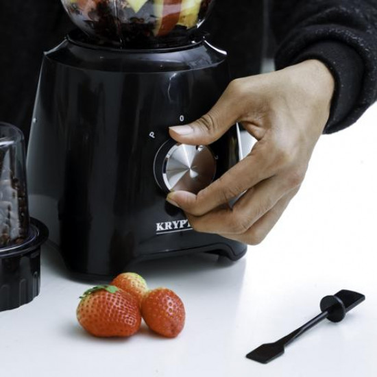 خلاط بلاستيك 3 في 1 من كريبتون ، 1.5 لتر ، أسود Knb6136N خلاط بلاستيك 3 في 1 من كريبتون ، 1.5 لتر ، أسود Knb6136N