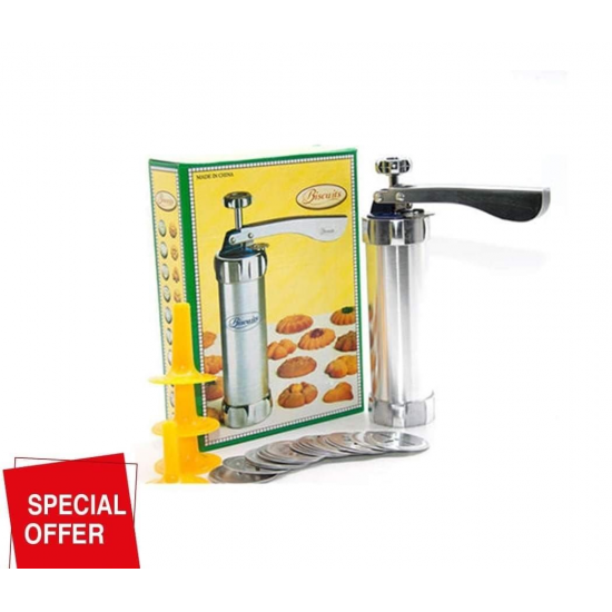 مكبس استيل لصنع المعمول والحلويات بأشكال متنوعة وجميلة ٢٠ قطعة