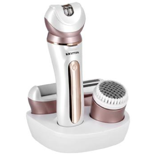 طقم تجميل متعدد الوظائف 6 في 1 قابل للشحن مع كابل يو اس بي ، ابيض - KNLS5407 طقم تجميل متعدد الوظائف 6 في 1 قابل للشحن مع كابل يو اس بي ، ابيض - KNLS5407