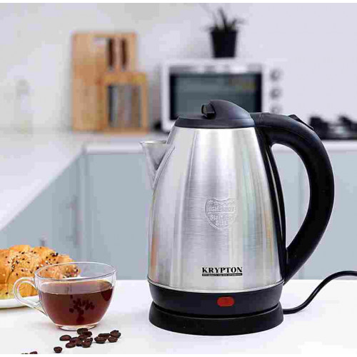كريبتون غلاية كهربائية باللون الأسود و الفضي سعة 1.8 لتر - Knk6009 كريبتون غلاية كهربائية باللون الأسود و الفضي سعة 1.8 لتر - Knk6009
