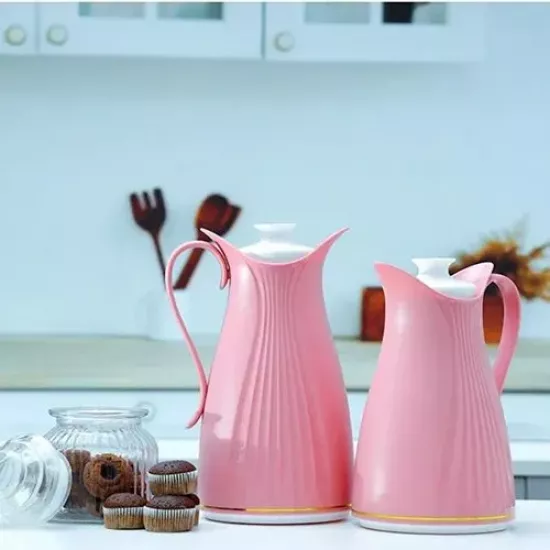 طقم ثلاجات قهوة وشاي اليزا وردية أنيقة من رويال فورد طقم ثلاجات قهوة وشاي اليزا وردية أنيقة من رويال فورد