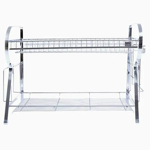 منشر للصحون مكون من رفين قوي وعملي حديد مطلي منشر للصحون مكون من رفين قوي وعملي حديد مطلي