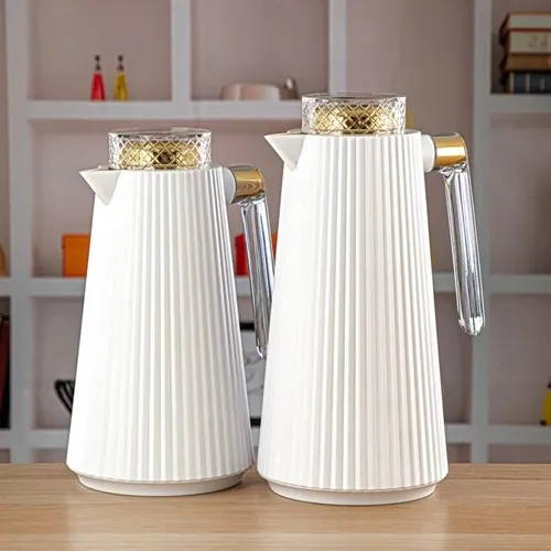 طقم ترامس فريدة أنيق بيد شفافة بمقاسين طقم ترامس فريدة أنيق بيد شفافة بمقاسين