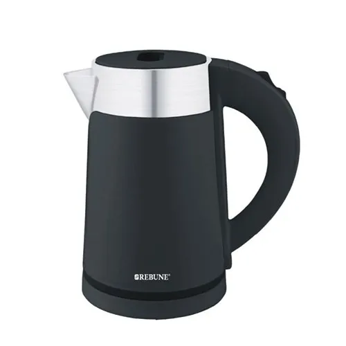 غلاية ريبون 0.8 بقوة 1000 واط ولون أسود أنيق غلاية ريبون 0.8 بقوة 1000 واط ولون أسود أنيق