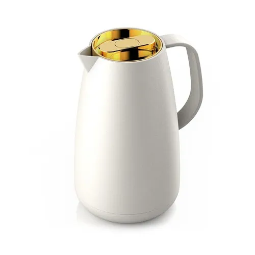 ثلاجة ريفان 1 لتر باللون الابيض وغطاء ذهبي جميل ثلاجة ريفان 1 لتر باللون الابيض وغطاء ذهبي جميل