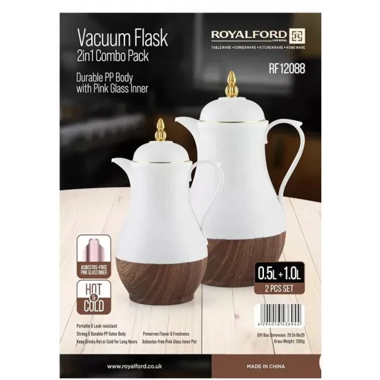 طقم ثلاجات قهوة وشاهي باللون الابيض والخشبي الداكن طقم ثلاجات قهوة وشاهي باللون الابيض والخشبي الداكن