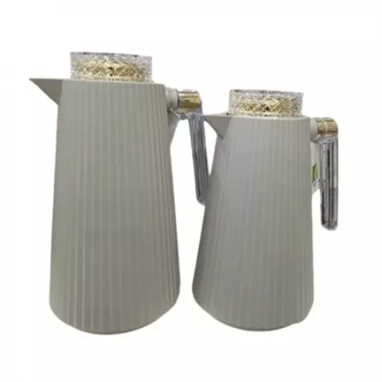 طقم ترامس فريدة أنيق بيد شفافة بمقاسين طقم ترامس فريدة أنيق بيد شفافة بمقاسين