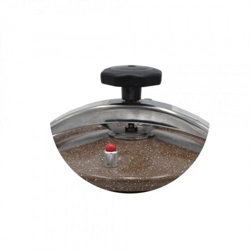 قدر ضغط جرانيت -جودة عالية- من باصرة لون بني 5 لتر قدر ضغط جرانيت -جودة عالية- من باصرة لون بني 5 لتر