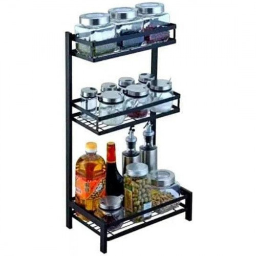  منظم تخزين من 3 طبقات لتنظيم علب البهارات