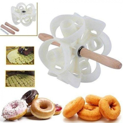 قطاعة الدونات الدوارة - 6 قطع في ثورة واحدة قطاعة الدونات الدوارة - 6 قطع في ثورة واحدة