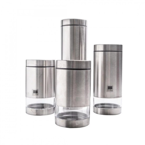 طقم بهارات باللون الفضي طقم بهارات باللون الفضي