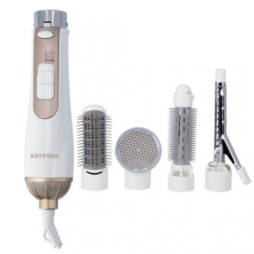 استشوار شعر من كريبتون باللون الابيض والذهبي4 روؤس استشوار شعر من كريبتون باللون الابيض والذهبي4 روؤس