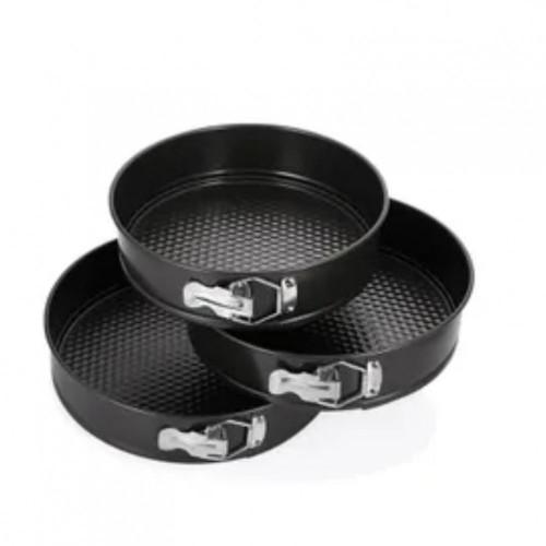 3 قوالب كيك دائرية Royalford 24 سم 26 سم 28 سمRF5400 3 قوالب كيك دائرية Royalford 24 سم 26 سم 28 سمRF5400