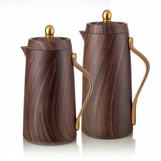 ثلاجة بشكل خشبي بـ3 احجام