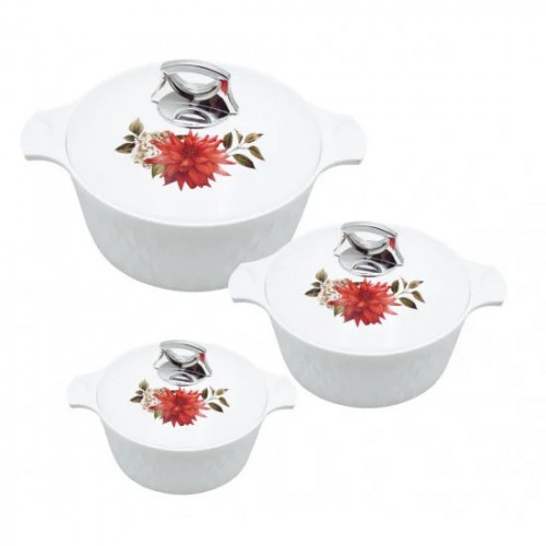 طقم حافظات دايموند 3 قطع لون أبيض صناعة هندي طقم حافظات دايموند 3 قطع لون أبيض صناعة هندي