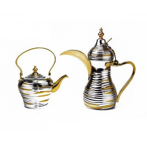 طقم دلة 26OZ مع براد 1.2 بلونين طقم دلة 26OZ مع براد 1.2 بلونين