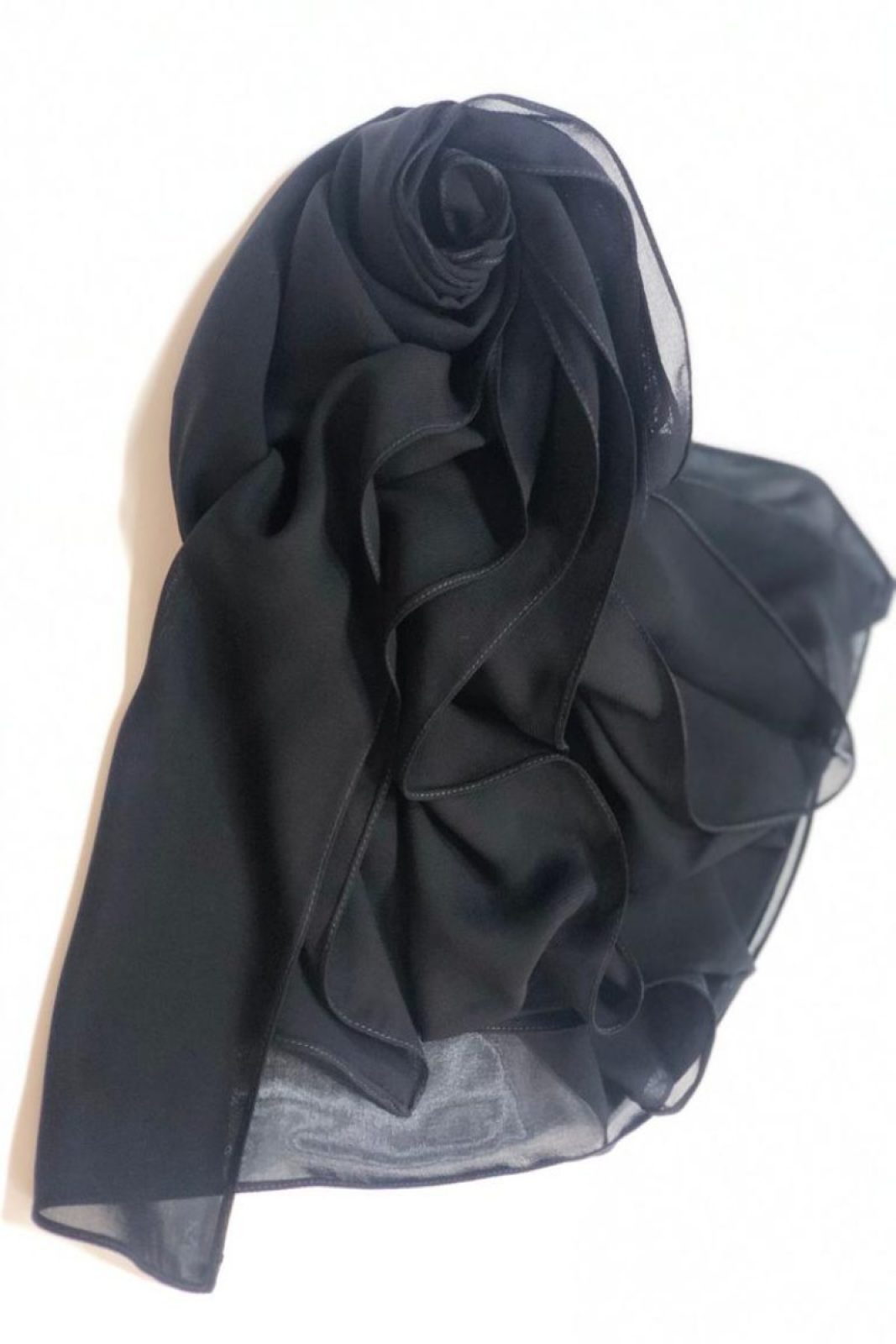 Scarf luxury black 022