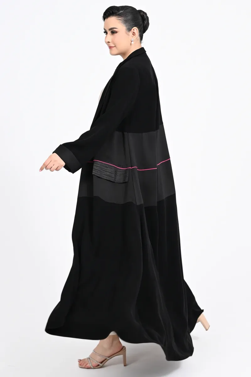 Abaya Crepe with jakar 0106