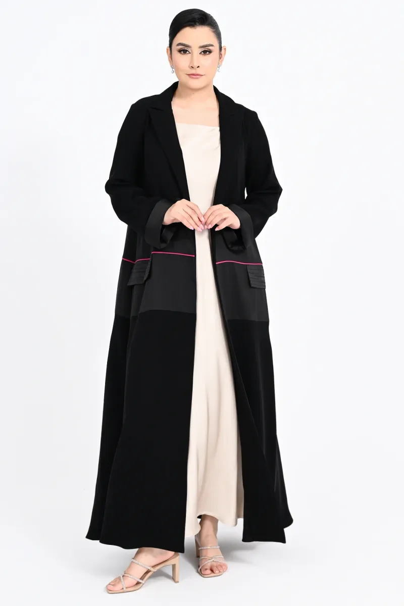 Abaya Crepe with jakar 0106