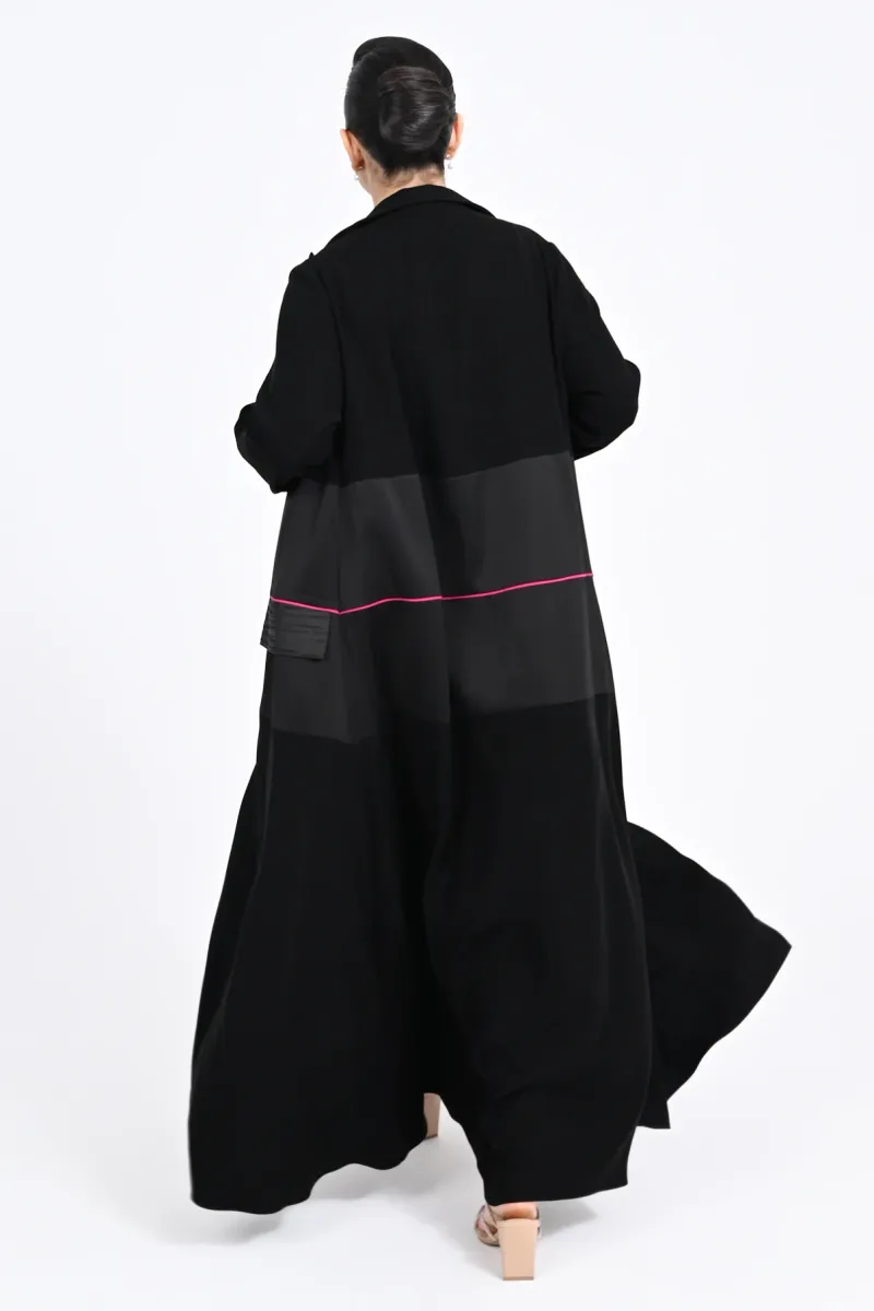 Abaya Crepe with jakar 0106