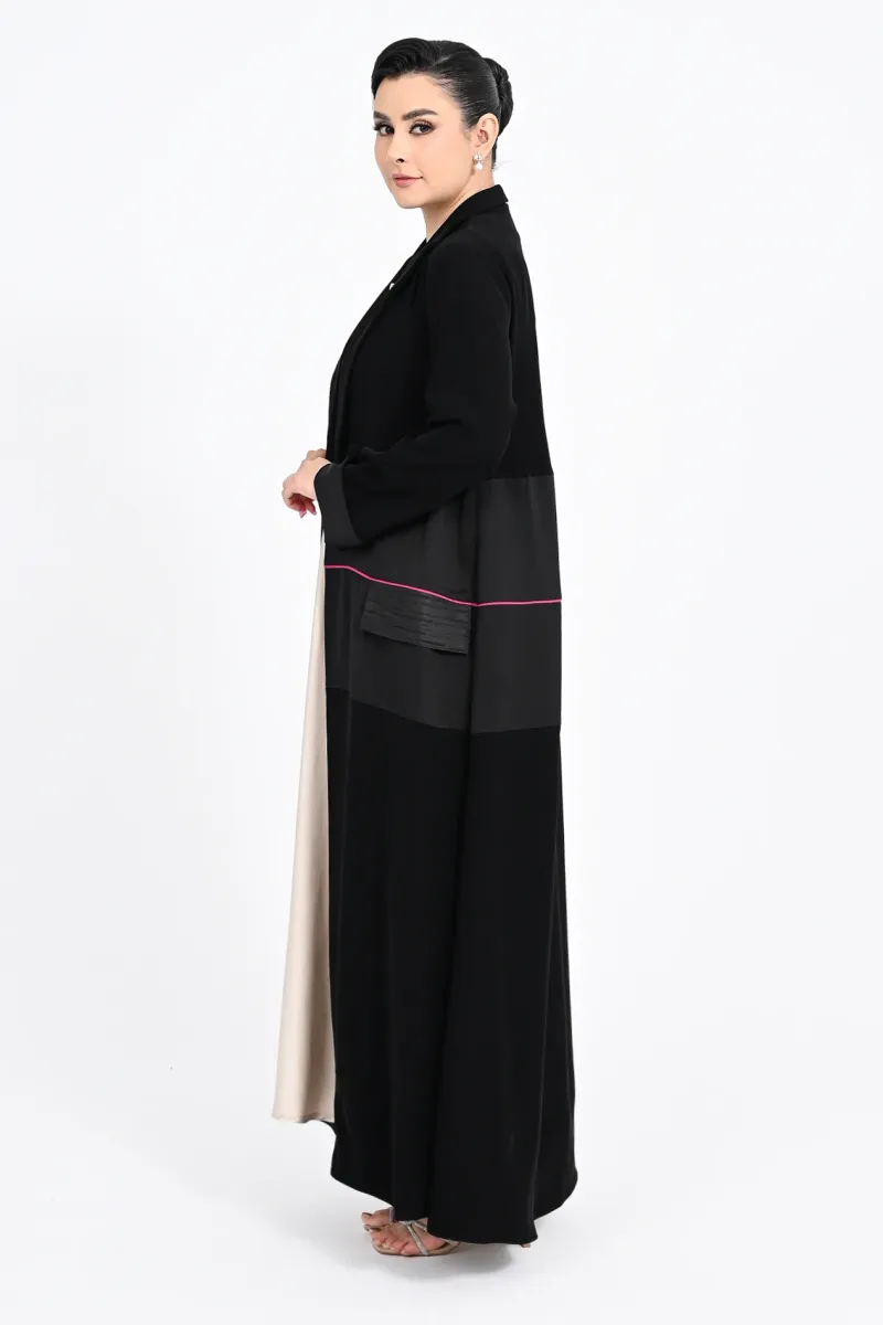 Abaya Crepe with jakar 0106