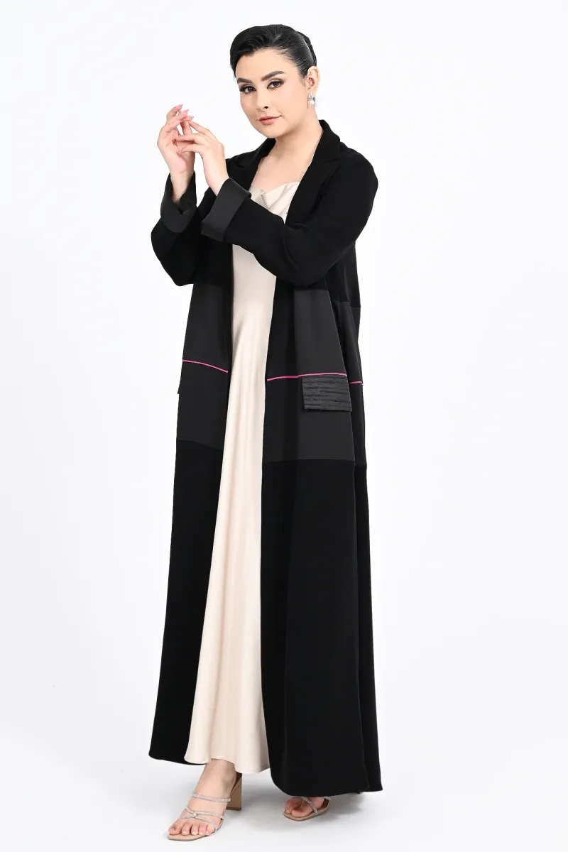 Abaya Crepe with jakar 0106