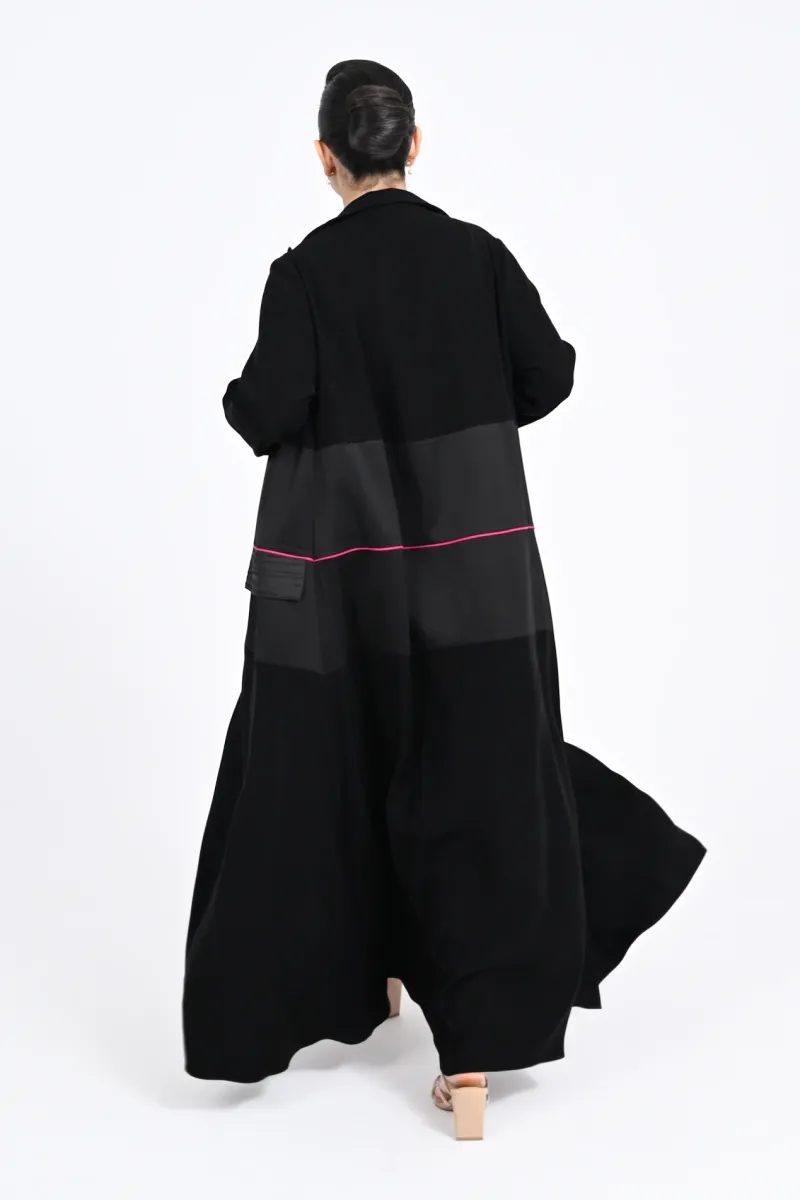Abaya Crepe with jakar 0106