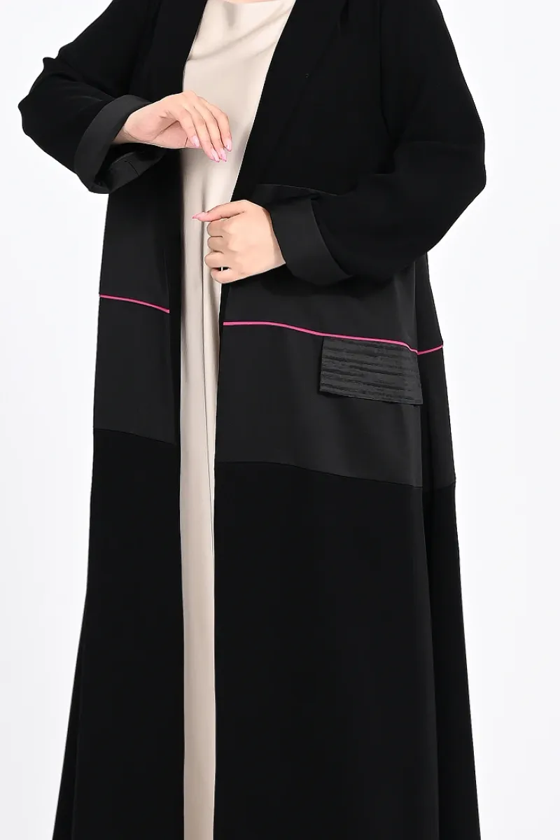 Abaya Crepe with jakar 0106