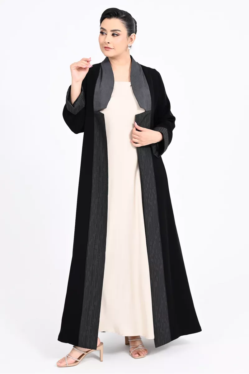 عباية كريب مع جاكار 0104