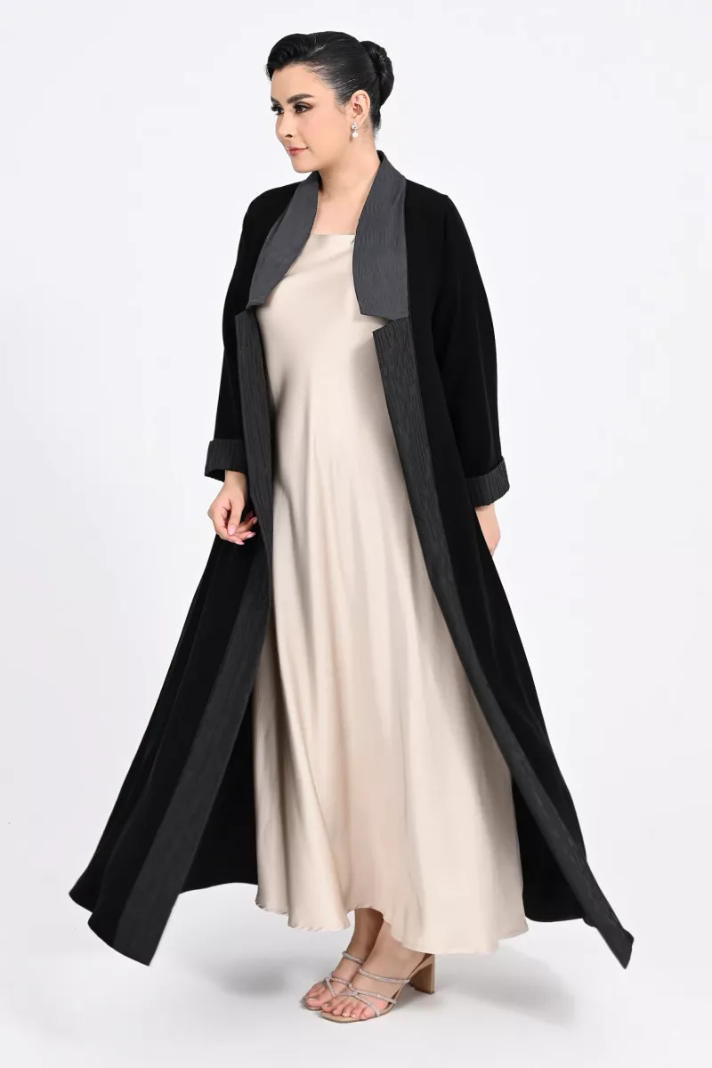 عباية كريب مع جاكار 0104