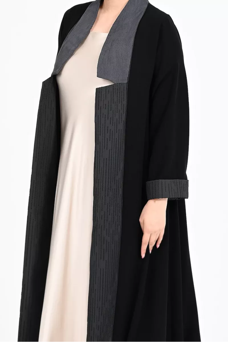 عباية كريب مع جاكار 0104