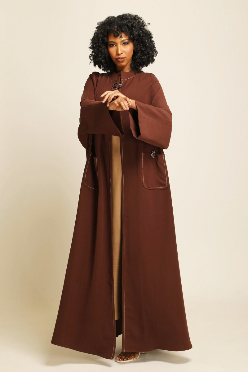 عباية كريب فاخر 015 عباية كريب فاخر 015