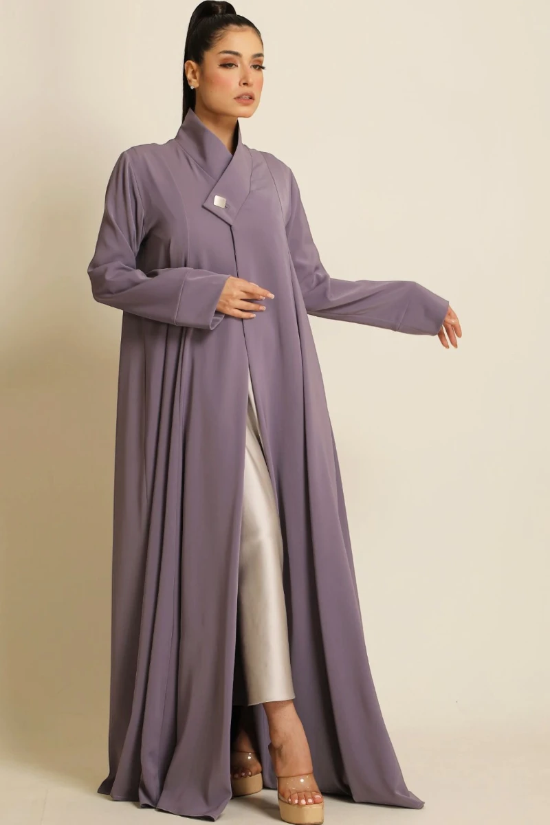 عباية كريب ناعم موڤ فاتح 066