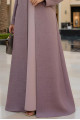 عباية لينين صناعي ناعم لون موڤ 01087