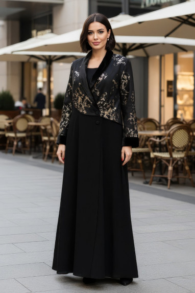 عباية كريب وجاكار 01029