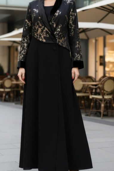 عباية كريب وجاكار 01029