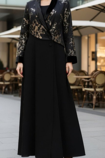 عباية كريب وجاكار 01029