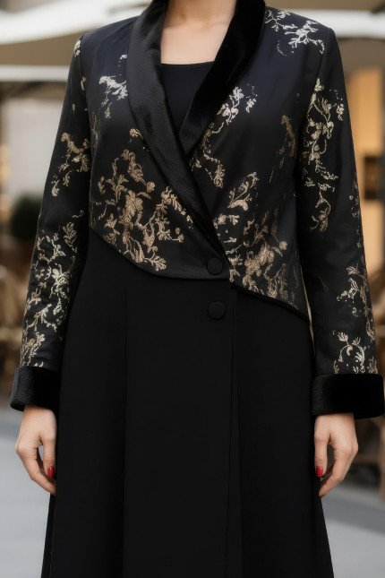 عباية كريب وجاكار 01029