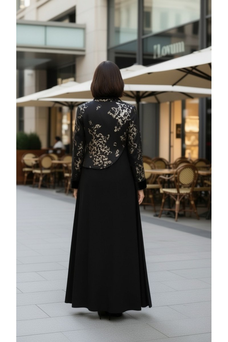 عباية كريب وجاكار 01029