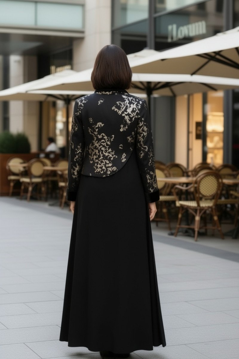 عباية كريب وجاكار 01029