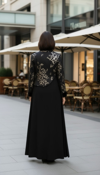 عباية كريب وجاكار 01029