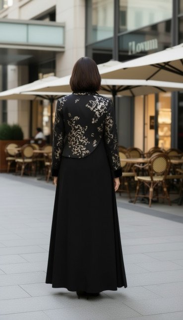 عباية كريب وجاكار 01029