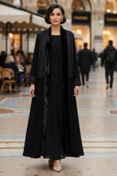 عباية كريب وجاكار 01035