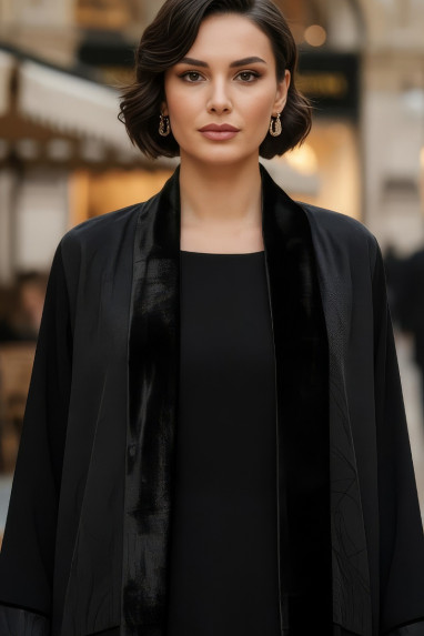 عباية كريب وجاكار 01035